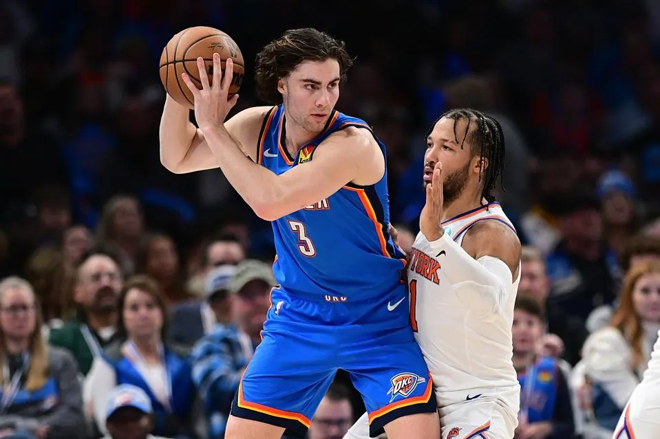 Josh Giddey records second triple-double of the season